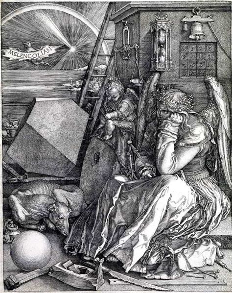 Melencolia I von Albrecht Dürer Beschreibung und Analyse