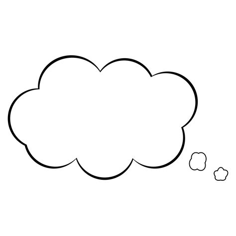 pensamento de bolha de nuvem de texto com fundo transparente 11894177 PNG