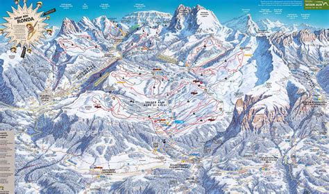 Mappa Impianti E Cartina Delle Piste Skirama Alpe Di Siusi Seiser Alm