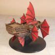 Stl File Dreadnought Flying Fantasy Ship Model Compatible With Dnd