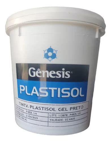 Tinta Plastisol Gel Preto Genesis P silk Frete grátis