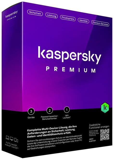 Kaspersky Premium Total Security Year Licences Windows Off