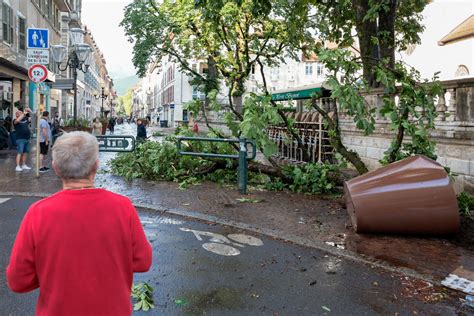 Haute Savoie Orages violents un mort et beaucoup de dégâts matériels