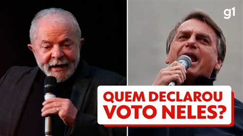 V Deo A Influ Ncia Pop Dos Candidatos Veja Famosos Que Defendem Lula