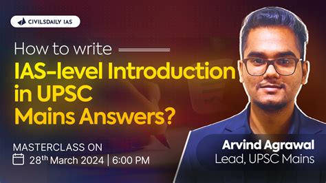 How To Write Topper Level Introductions To Upsc Mains Answers