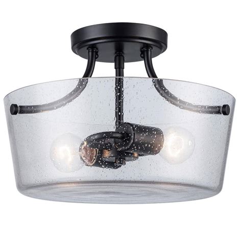 Reviews For Bel Air Lighting Simi In Light Black Semi Flush Mount