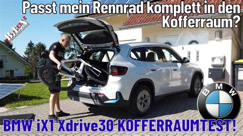 Passt Mein Rennrad In Den Kofferraum Des BMW IX1 XDrive30 YouTube