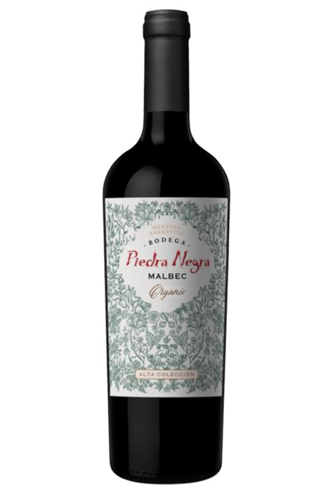 Vino Piedra Negra Alta Coleccion Malbec Organico Ml