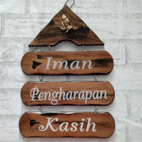 Jual Hiasan Dinding IPK Iman Pengharapan Kasih Shopee Indonesia