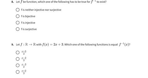 Solved 8 Let F Be Function Which One Of The Following Has