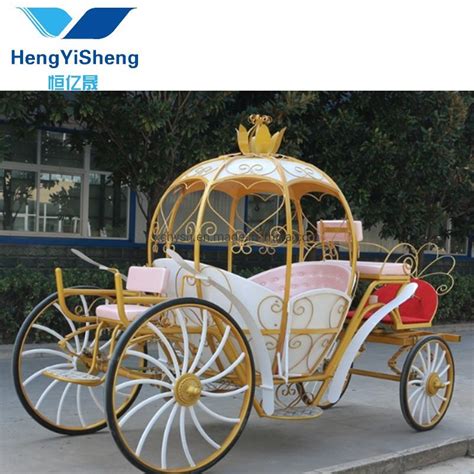 Classical Royal Horse Cart Goddess Horse Drawn Carriage For Wedding