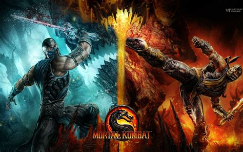 Mortal Kombat 9 Scorpion Vs Sub Zero Wallpaper