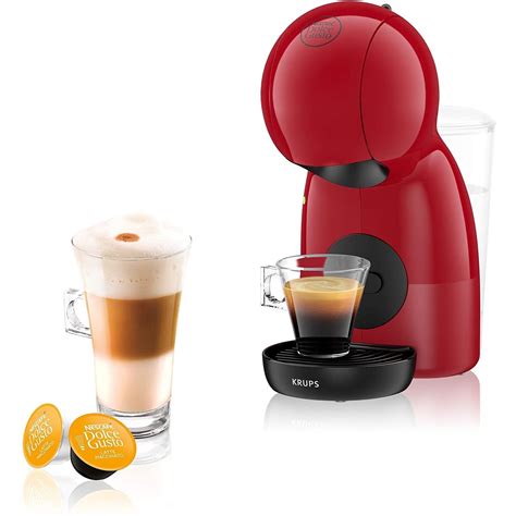 Krups KP1A0540 Dolce Gusto Piccolo XS Pod Coffee Machine Red Coffee