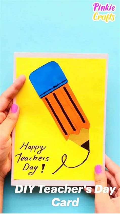 DIY Teacher's Day Card | Teachers day card, Teachers diy, Happy teachers day card