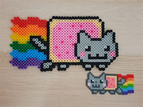 Nyan Cat Nyan Cat Melting Beads Perler Bead Patterns