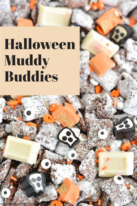 Halloween Muddy Buddies Recept