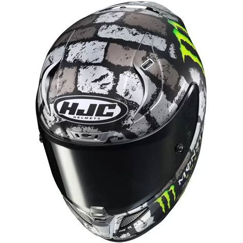 Capacete HJC RPHA 11 Crutchlow Silverstone Monster Preto Fosco