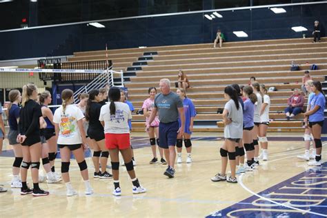 Washburn University Volleyball holds summer camp for young players