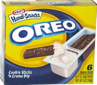 Kraft Handi-Snacks Oreo Cookie Sticks 'n Creme Dip