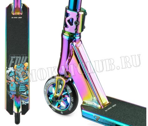 FOX Pro V-tech 01 Neo-Chrome 2019 со СКИДКОЙ купить самокат в магазине ...