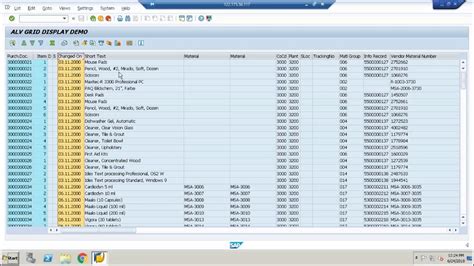 Abap Alv Grid Display Youtube