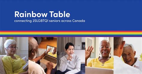 Rainbow Table Connecting 2slgbtqi Seniors Egale Canada