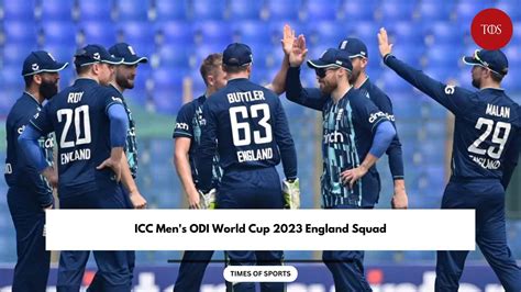 Icc Mens Odi World Cup 2023 England Squad