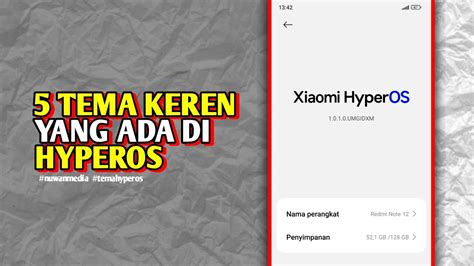 Rekomendasi Tema Xiaomi Hyperos Terbaru Wajib Kamu Coba Youtube