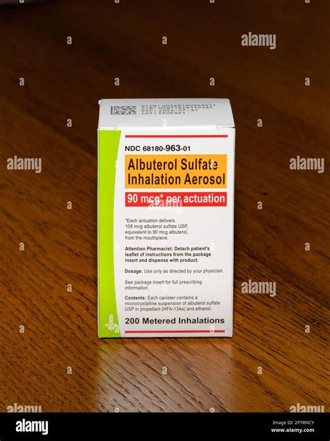 A Box Containing An Albuterol Sulfate Inhalation Aerosol A Treatment