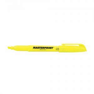 Caneta Marca Texto Amarelo Pastel Masterprint Mp C Unidades