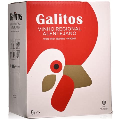 Vinho Tinto Galitos De Borba Bag In Box 5Ltr