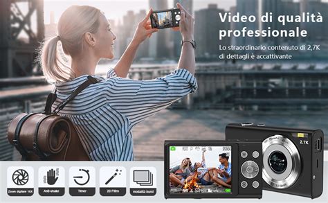 Fotocamere Digitali Compatte Messa A Fuoco Automatica Fotocamera
