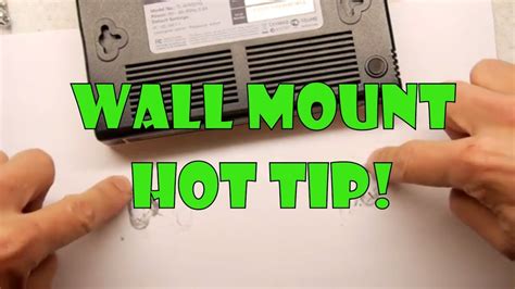 Easily Wall Mount A Power Strip Or Modem Youtube