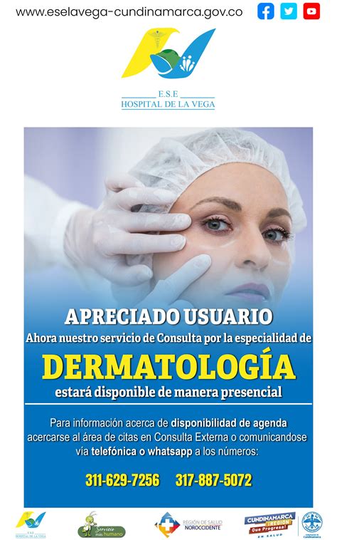 Ahora Tu Consulta Por Dermatolog A Es Presencial E S E Hospital De La