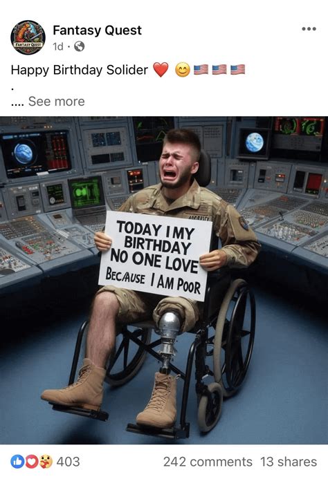 Happy Birthday Soldier Rcomedycemetery