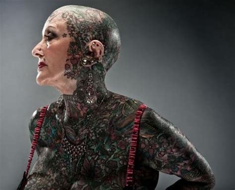 Isobel Varley Worlds Most Tattooed Female Dies Aged 77 Girl Tattoos