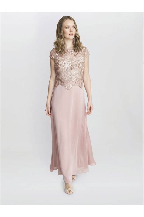 Shirley Maxi Dress With Embroidered Sequin Bodice Women From Yumi Uk