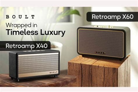 BOULT Introduces the RetroAmp X60 & RetroAmp X40, A Powerful