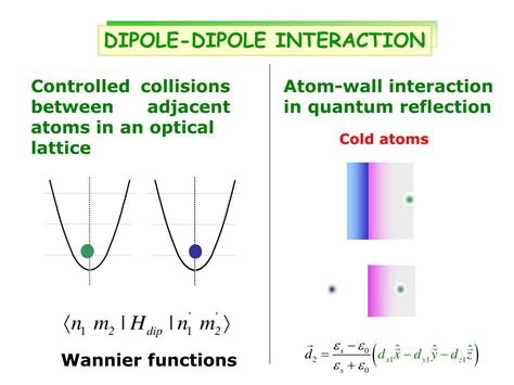 Ppt Dipole Dipole Interaction In Quantum Logic Gates And Quantum