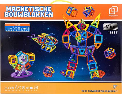 Magnetische Bouwblokken St Educatief Speelgoed Magnetische