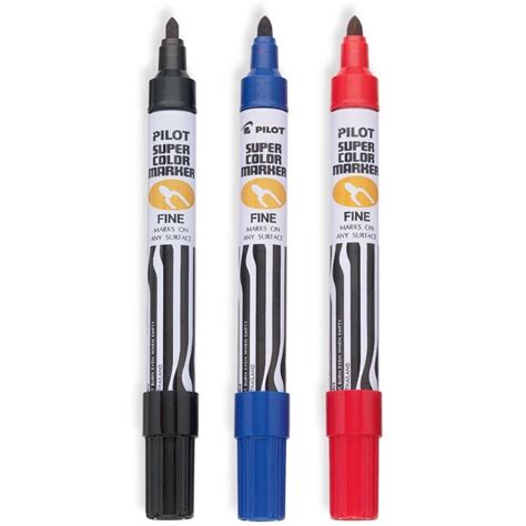 SOLD PER PIECE Pilot Permanent Marker Pentel Pen Black Marker Broad