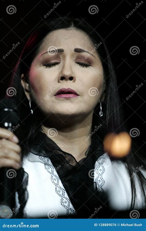 Ana Gabriel Performs in Concert Editorial Photo - Image of mexican, latin: 128889076