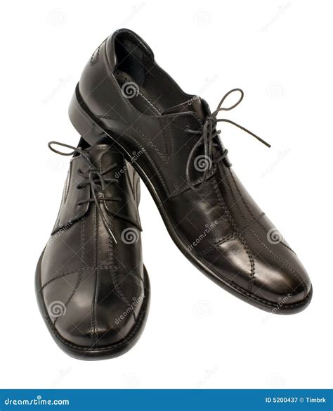 Stylish Black Shoes Stock Image Image Of Comfortable 5200437