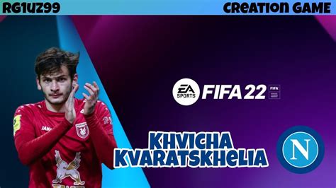 Fifa How To Create Khvicha Kvaratskhelia On Fifa Ita Ps