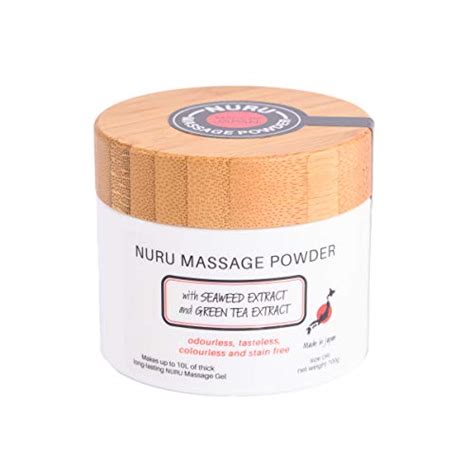 Nuru Massage Gel Therapy Powder 100g Seaweed And Green Tea Made In