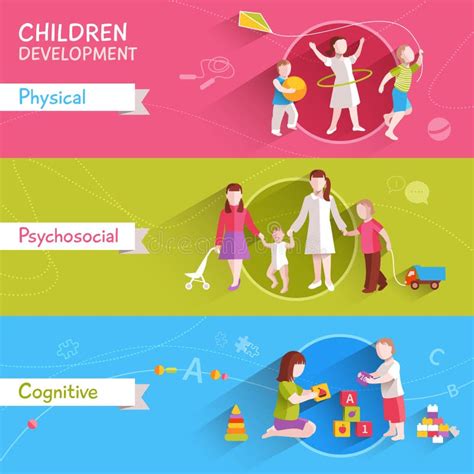 Childrens Personal Hygiene Infographic Set Flat Vector Illustration