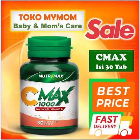 Bpom Nutrimax C Max Mg Isi Tab Vitamin C Cmax Mg