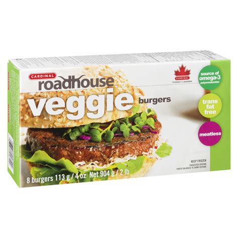 CARDINAL ROADHOUSE VEGGIE BURGERS The Market Stores