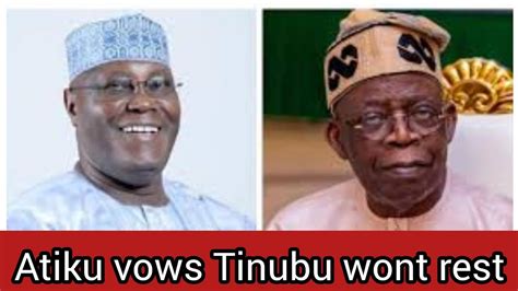 NOT AGAIN FEAR GRIPS TINUBU AS ATIKU MAKES FRESH ALLEGATIONS AGAINTS