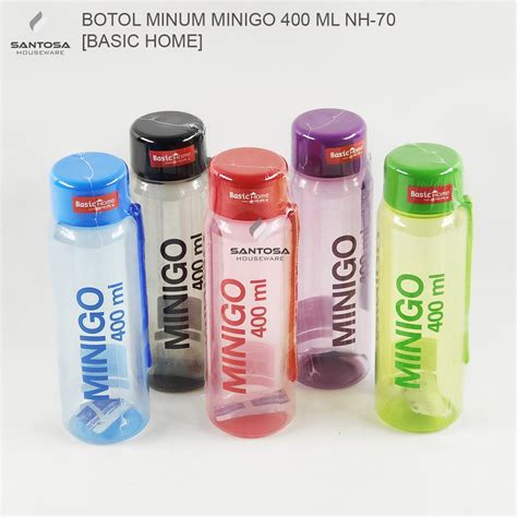 Jual Botol Minum Minigo 400 Ml Nh 70 Basic Home Shopee Indonesia